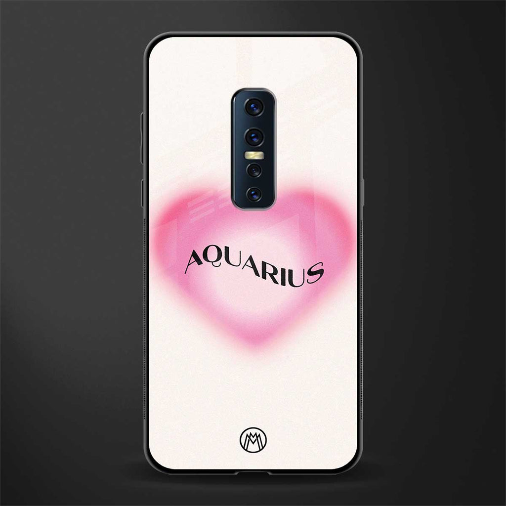 aquarius minimalistic glass case for vivo v17 pro image