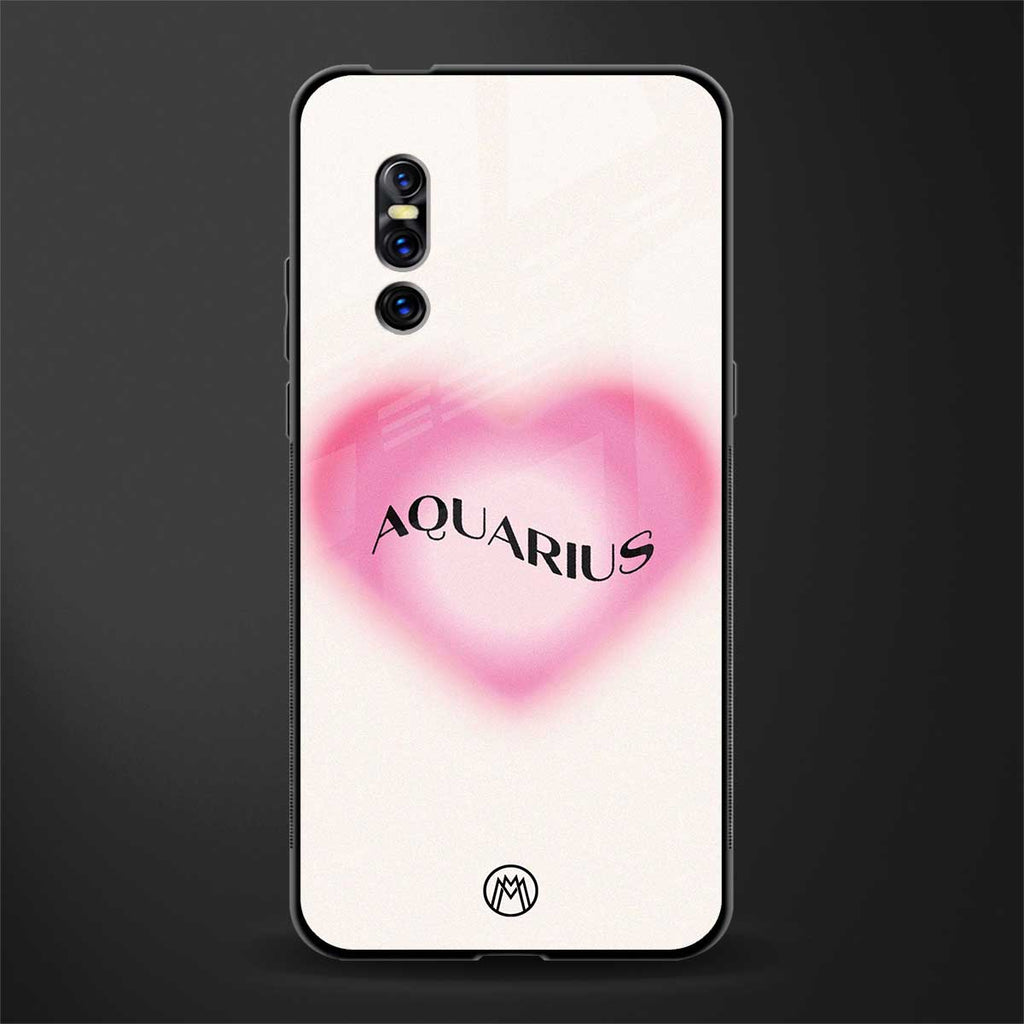 aquarius minimalistic glass case for vivo v15 pro image