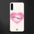 aquarius minimalistic glass case for samsung galaxy a50s image
