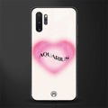 aquarius minimalistic glass case for samsung galaxy note 10 plus image