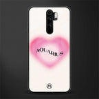 aquarius minimalistic glass case for redmi note 8 pro image