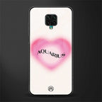 aquarius minimalistic glass case for redmi note 9 pro image