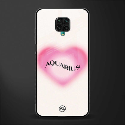aquarius minimalistic glass case for redmi note 9 pro max image