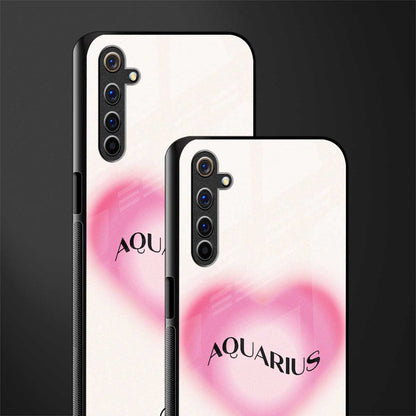 aquarius minimalistic glass case for realme 6 image-2