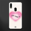 aquarius minimalistic glass case for redmi note 7 pro image