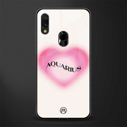 aquarius minimalistic glass case for redmi note 7 pro image
