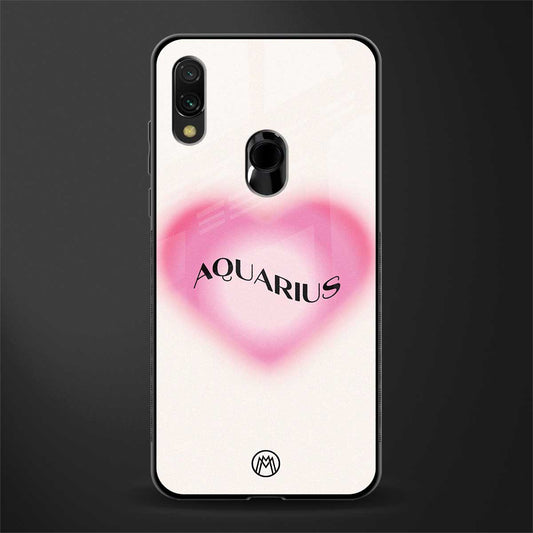 aquarius minimalistic glass case for redmi note 7s image