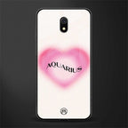 aquarius minimalistic glass case for redmi 8a image