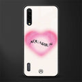 aquarius minimalistic glass case for mi a3 redmi a3 image