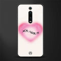aquarius minimalistic glass case for redmi k20 pro image