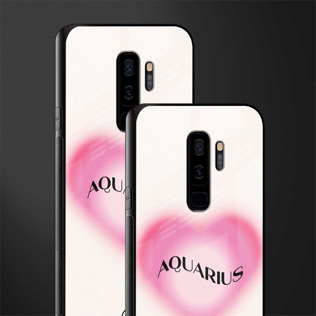 aquarius minimalistic glass case for samsung galaxy s9 plus image-2