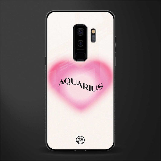 aquarius minimalistic glass case for samsung galaxy s9 plus image
