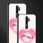 aquarius minimalistic glass case for oppo a9 2020 image-2