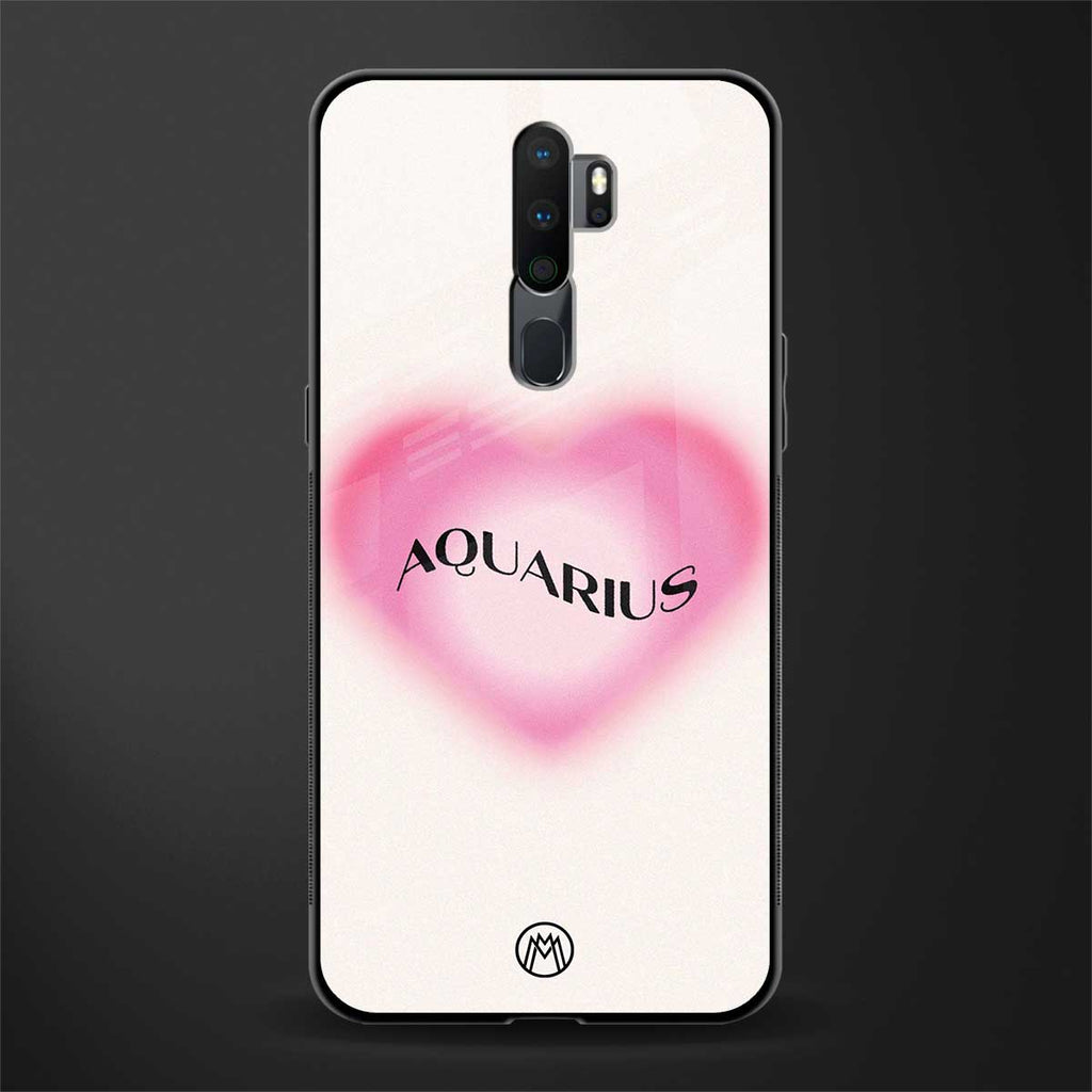 aquarius minimalistic glass case for oppo a5 2020 image
