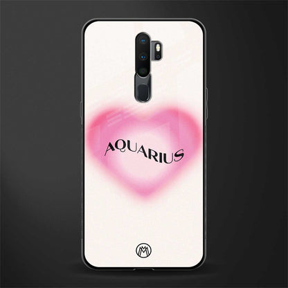 aquarius minimalistic glass case for oppo a9 2020 image