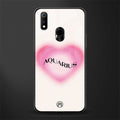 aquarius minimalistic glass case for realme 3 pro image