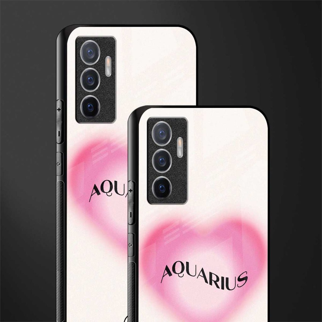 aquarius minimalistic glass case for vivo v23e image-2