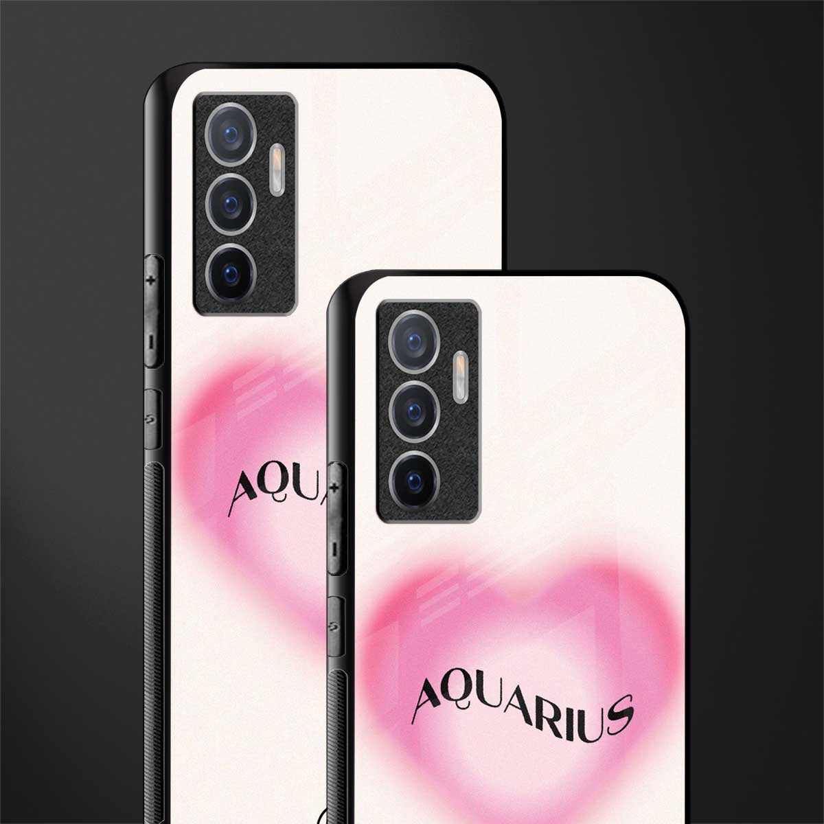 aquarius minimalistic glass case for vivo v23e image-2
