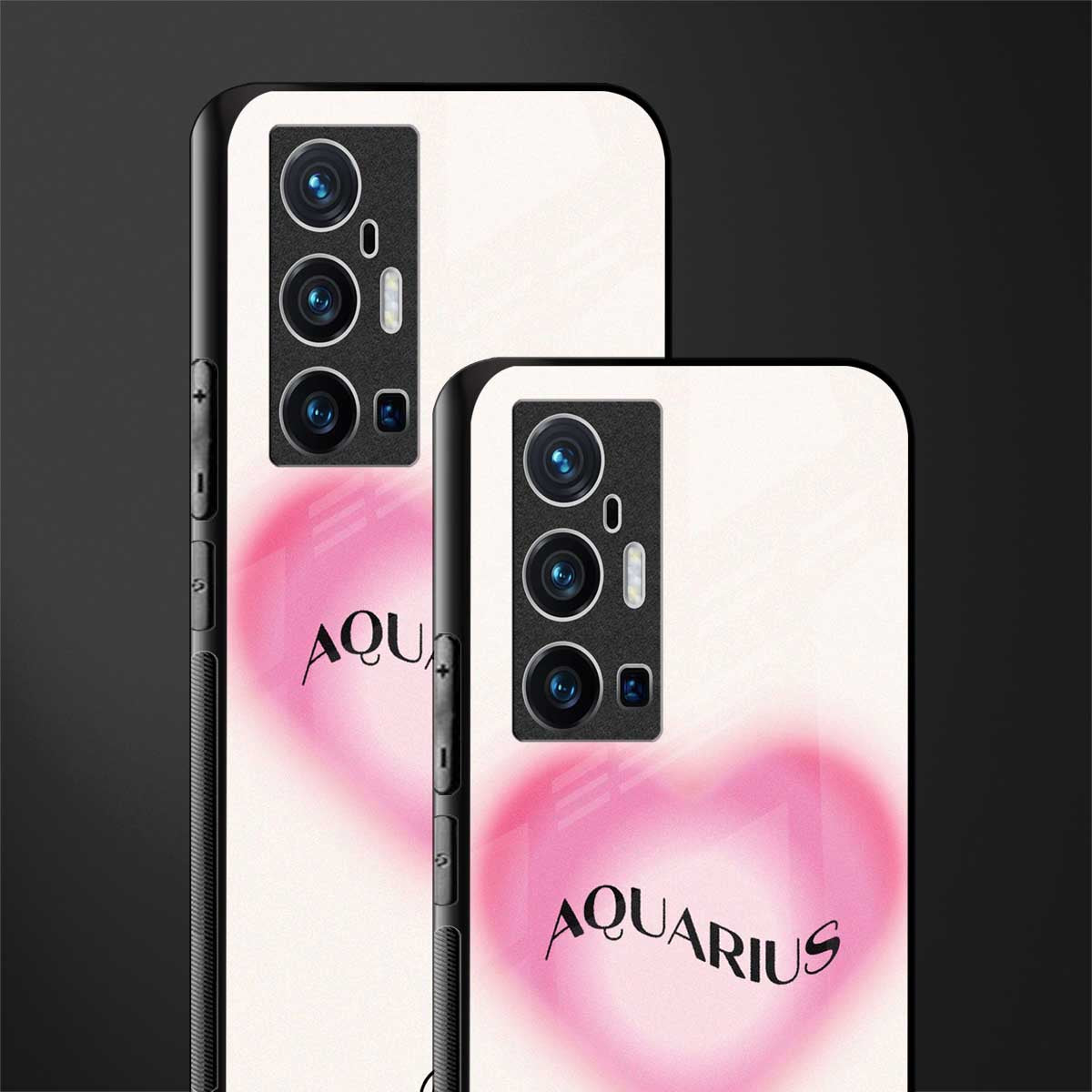 aquarius minimalistic glass case for vivo x70 pro plus image-2