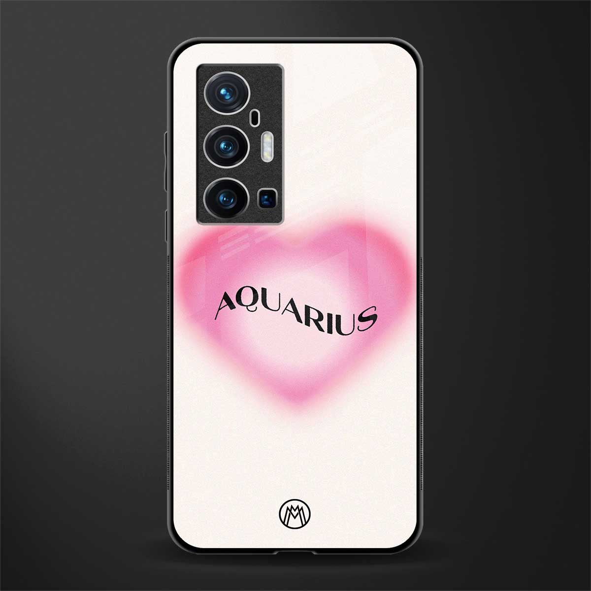 aquarius minimalistic glass case for vivo x70 pro plus image