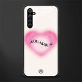 aquarius minimalistic glass case for realme x50 pro image