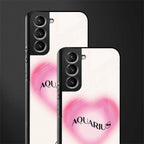 aquarius minimalistic glass case for samsung galaxy s21 fe 5g image-2