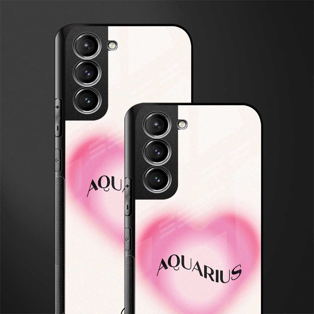 aquarius minimalistic glass case for samsung galaxy s21 image-2