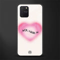 aquarius minimalistic glass case for samsung galaxy s10 lite image
