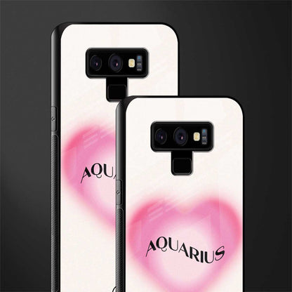 aquarius minimalistic glass case for samsung galaxy note 9 image-2