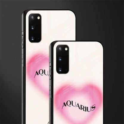 aquarius minimalistic glass case for samsung galaxy s20 image-2