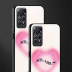 aquarius minimalistic glass case for redmi note 11 image-2