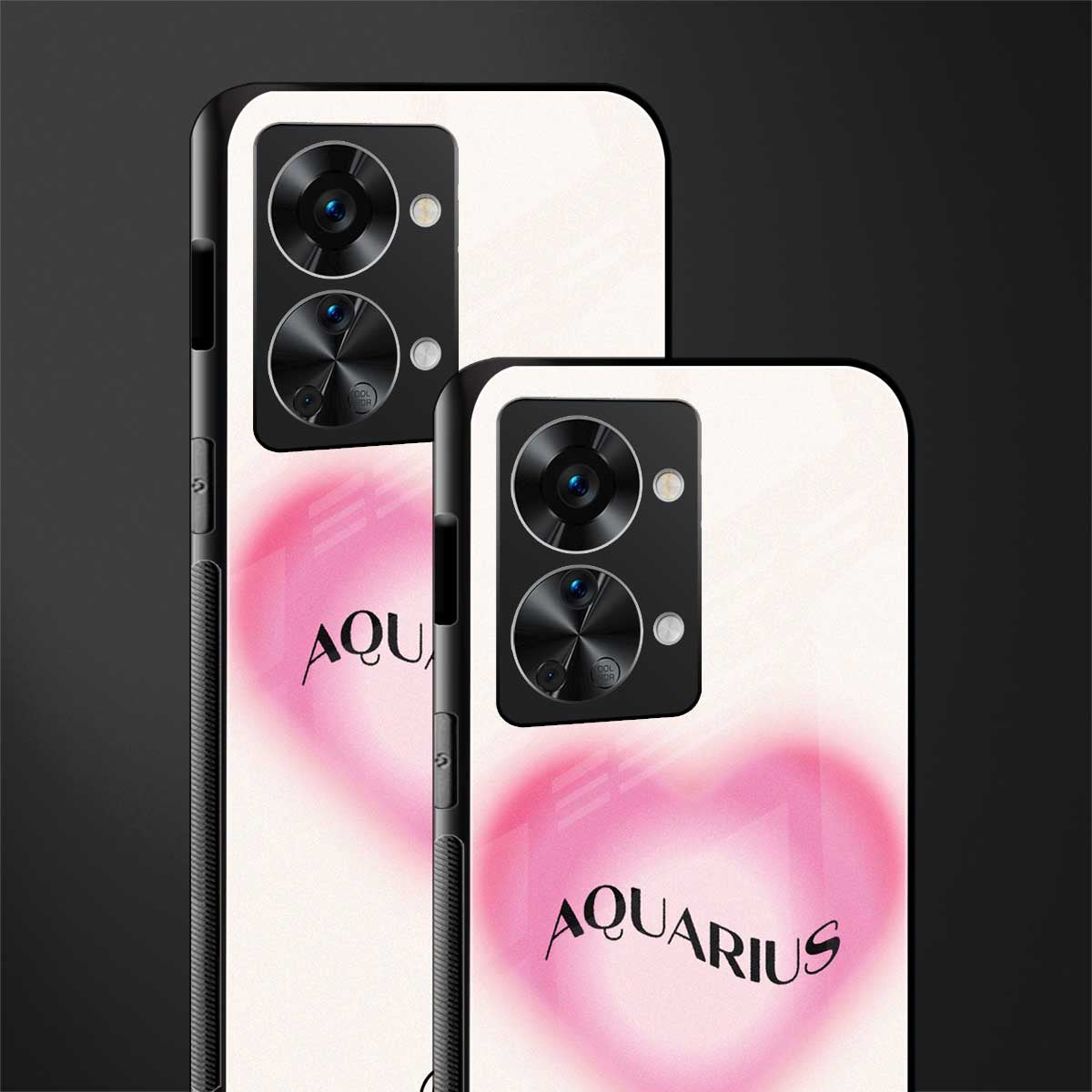 aquarius minimalistic glass case for phone case | glass case for oneplus nord 2t 5g