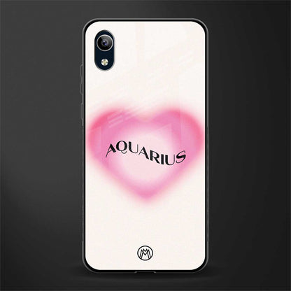 aquarius minimalistic glass case for vivo y90 image