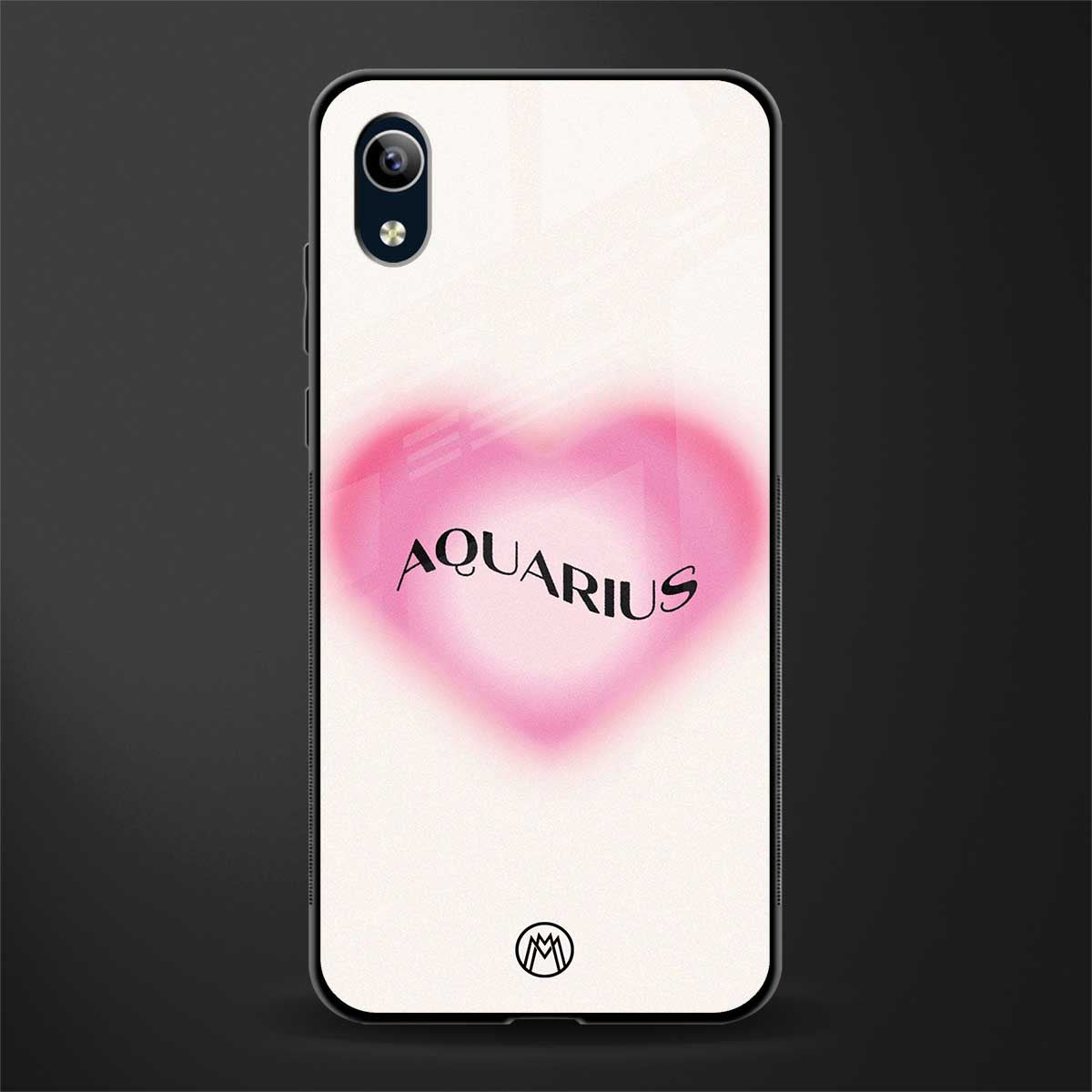 aquarius minimalistic glass case for vivo y91i image