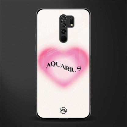 aquarius minimalistic glass case for poco m2 reloaded image
