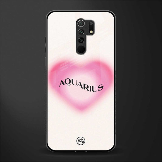 aquarius minimalistic glass case for poco m2 reloaded image