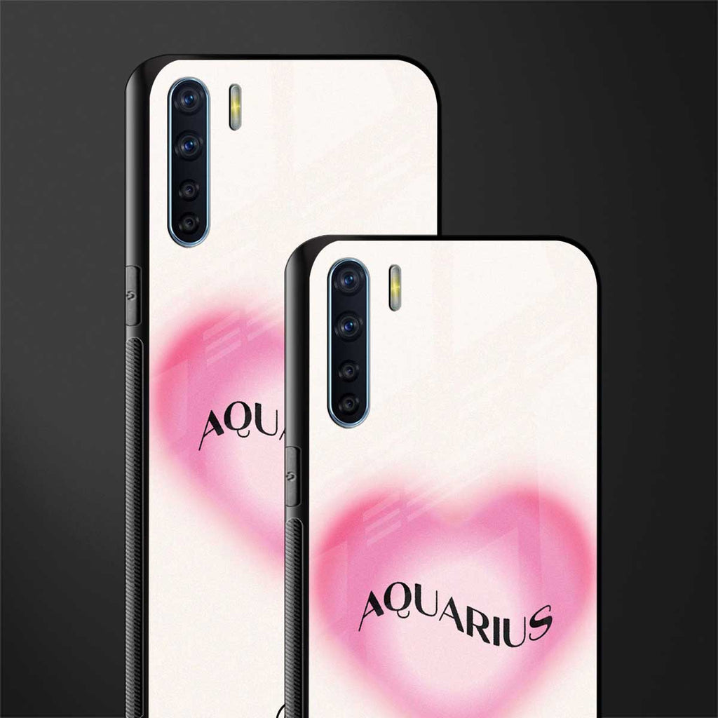 aquarius minimalistic glass case for oppo f15 image-2