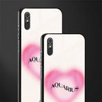 aquarius minimalistic glass case for redmi 9i image-2
