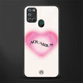 aquarius minimalistic glass case for realme 7i image