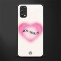 aquarius minimalistic glass case for realme 7 pro image