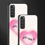 aquarius minimalistic glass case for oppo reno 4 pro image-2