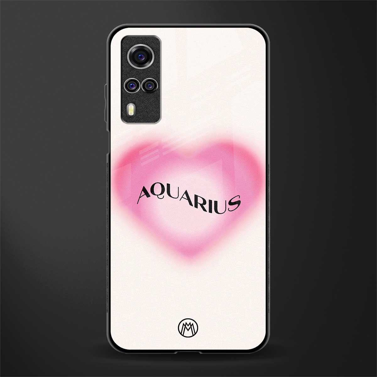 aquarius minimalistic glass case for vivo y51 image