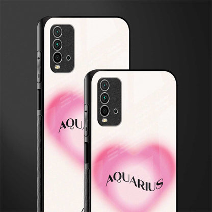 aquarius minimalistic glass case for redmi 9 power image-2