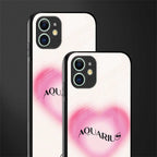 aquarius minimalistic glass case for iphone 12 mini image-2