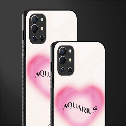 aquarius minimalistic glass case for oneplus 9r image-2