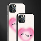 aquarius minimalistic glass case for iphone 11 pro max image-2