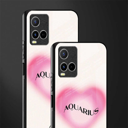 aquarius minimalistic glass case for vivo y21s image-2