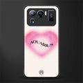 aquarius minimalistic glass case for mi 11 ultra 5g image