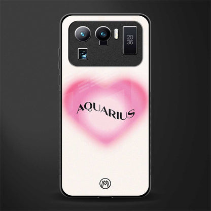 aquarius minimalistic glass case for mi 11 ultra 5g image