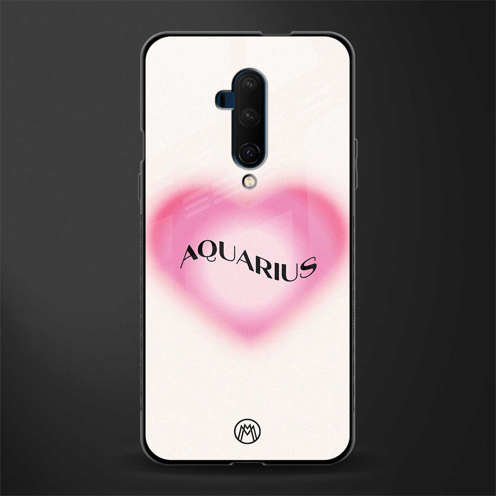 aquarius minimalistic glass case for oneplus 7t pro image